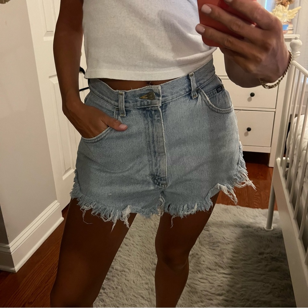Vintage Lee High Waisted Denim Shorts